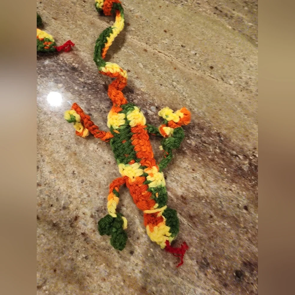 Handmade Gecko Cat toys